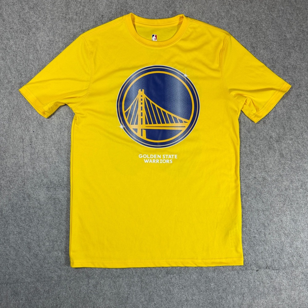 NBA Unisex Golden State Warriors Stephen Curry T Shirt Small Yellow Performance